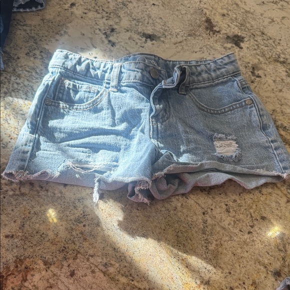 Lot of 7 Cat & Jack and Old Navy Blue Jean girls shorts Size 8 - Picture 4 of 8